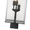 Z-Lite Sana 3 Light Outdoor Post Mount Fixture, Black And Seedy 592PHBS-BK - alternate 3